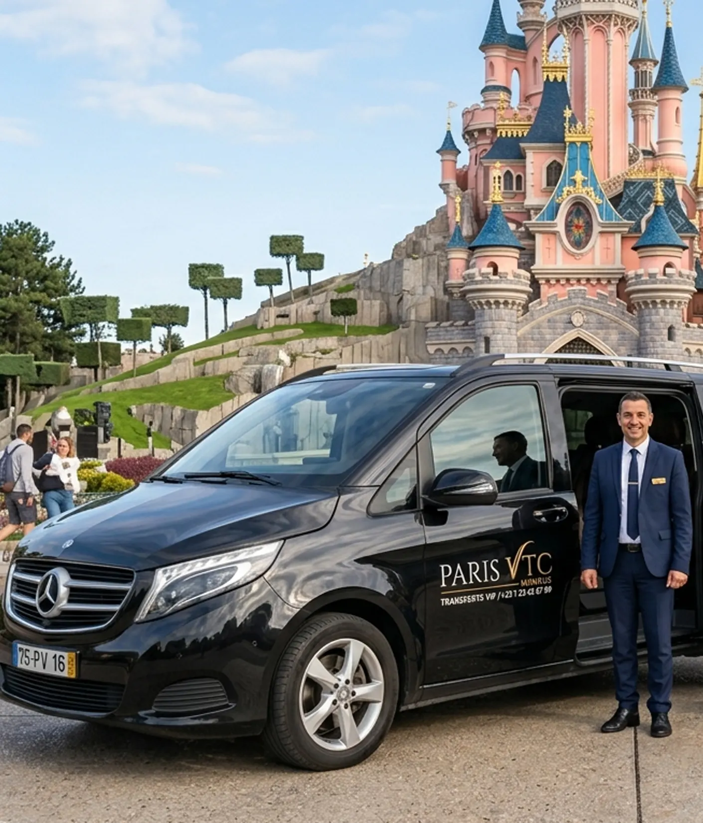 Van 8 places avec chauffeur privé